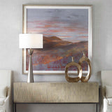 Dawn On The Hills Framed Print - Purple / Light Brown by Uttermost - View 7