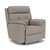 Mason Transitional Fabric Power Rocking Recliner With Power Headrest | Flexsteel
