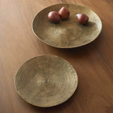Stratum Round Bowls (Set of 2) Brass - Bronze by Uttermost - View 2