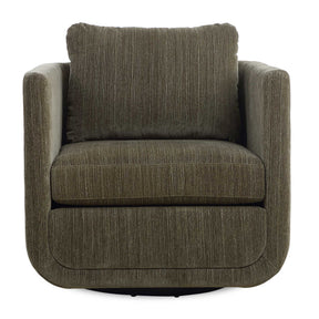 Abound Swivel Chair Herb - Dark Green by Uttermost - View 1