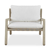 Strapped Outdoor Lounge Chair - Light Brown / Light Gray by Uttermost - View 1