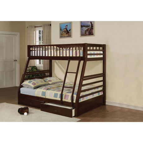 Acme - Jason Twin/Full Bunk Bed 02020W Espresso Finish