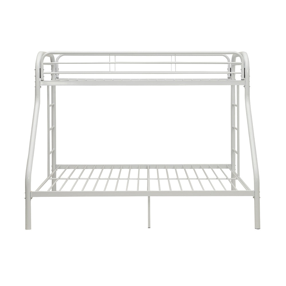 Acme - Tritan Twin XL/Queen Bunk Bed 02052WH White Finish