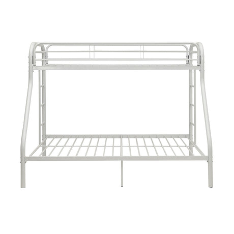 Acme - Tritan Twin XL/Queen Bunk Bed 02052WH White Finish