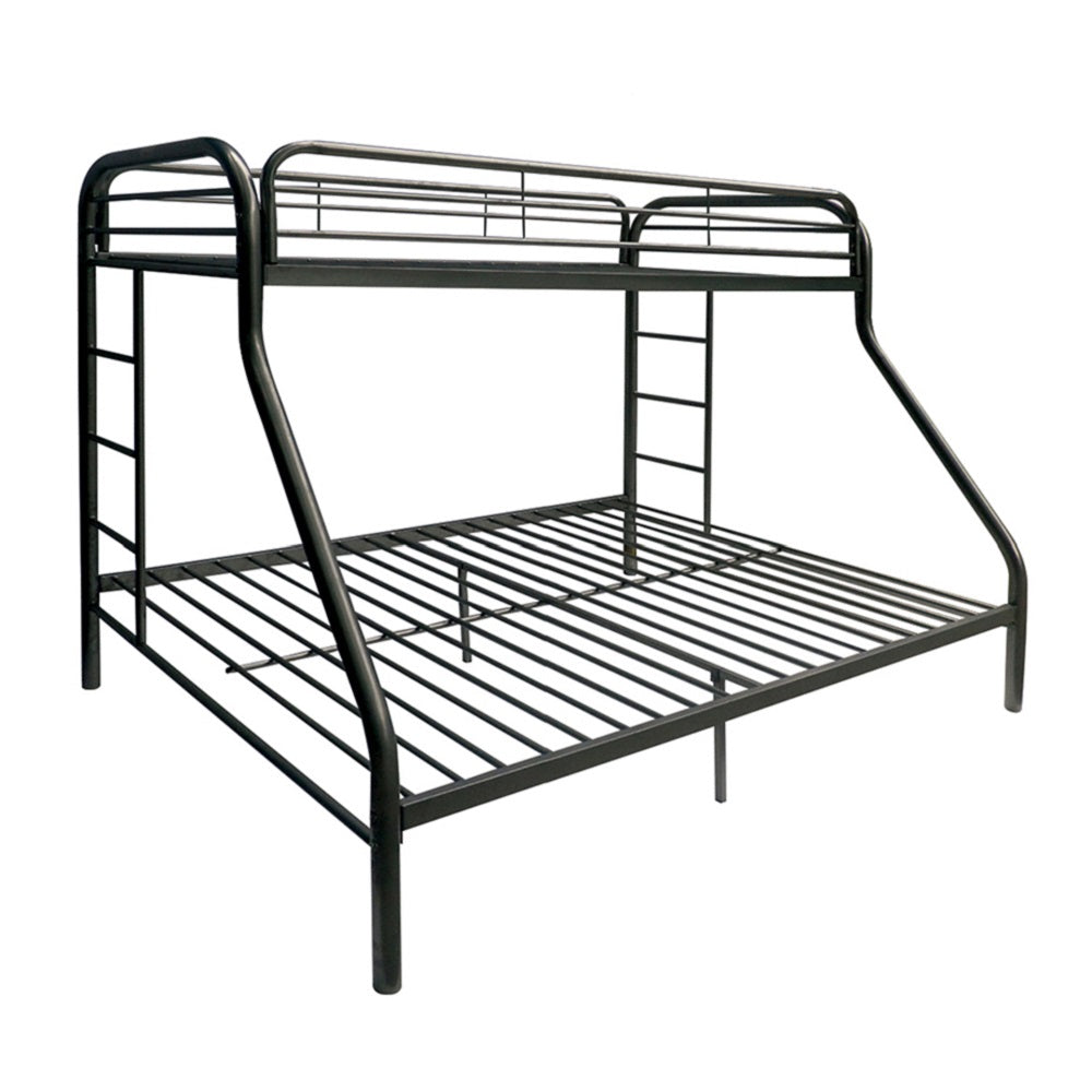 Acme - Tritan Twin/Full Bunk Bed 02053BK Black Finish