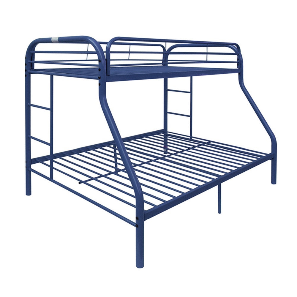 Acme - Tritan Twin/Full Bunk Bed 02053BU Blue Finish