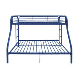 Acme - Tritan Twin/Full Bunk Bed 02053BU Blue Finish