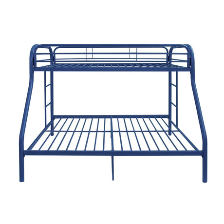 Acme - Tritan Twin/Full Bunk Bed 02053BU Blue Finish