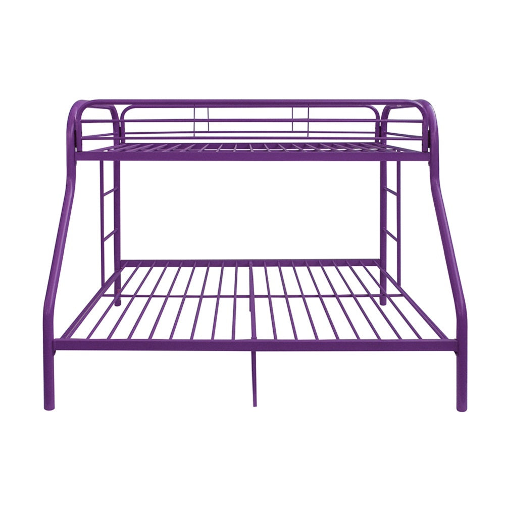 Acme - Tritan Twin/Full Bunk Bed 02053PU Purple Finish