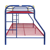 Acme - Tritan Twin/Full Bunk Bed 02053RNB Rainbow Finish