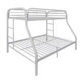 Acme - Tritan Twin/Full Bunk Bed 02053WH White Finish