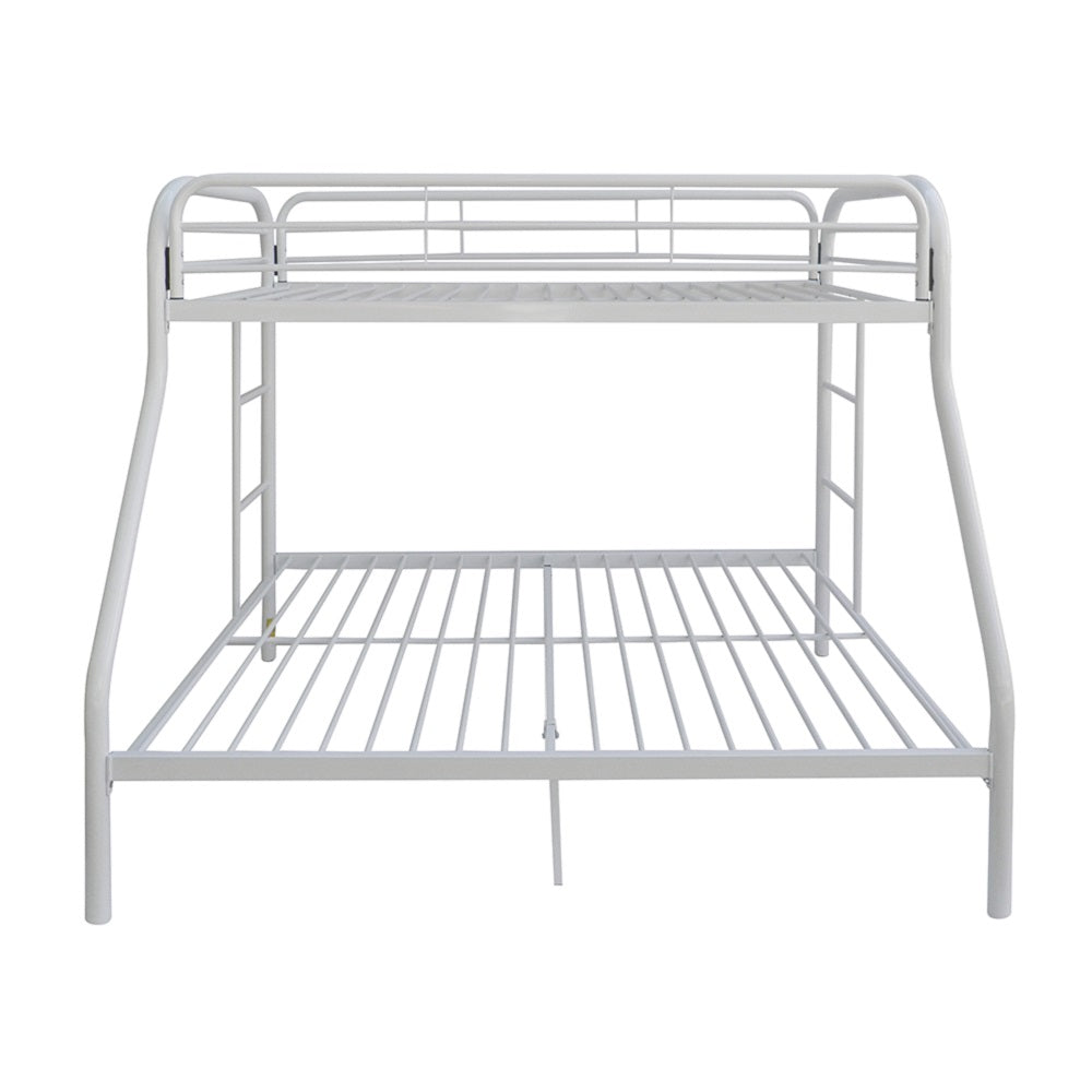 Acme - Tritan Twin/Full Bunk Bed 02053WH White Finish