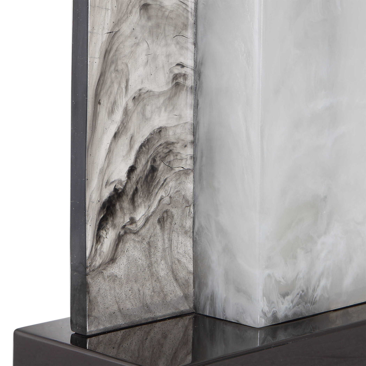 Vanda Table Lamp - Silver / Black by Uttermost - View 4