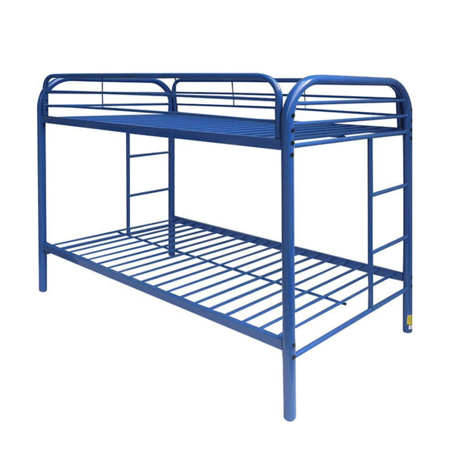 Acme - Thomas Twin/Twin Bunk Bed 02188BU Blue Finish