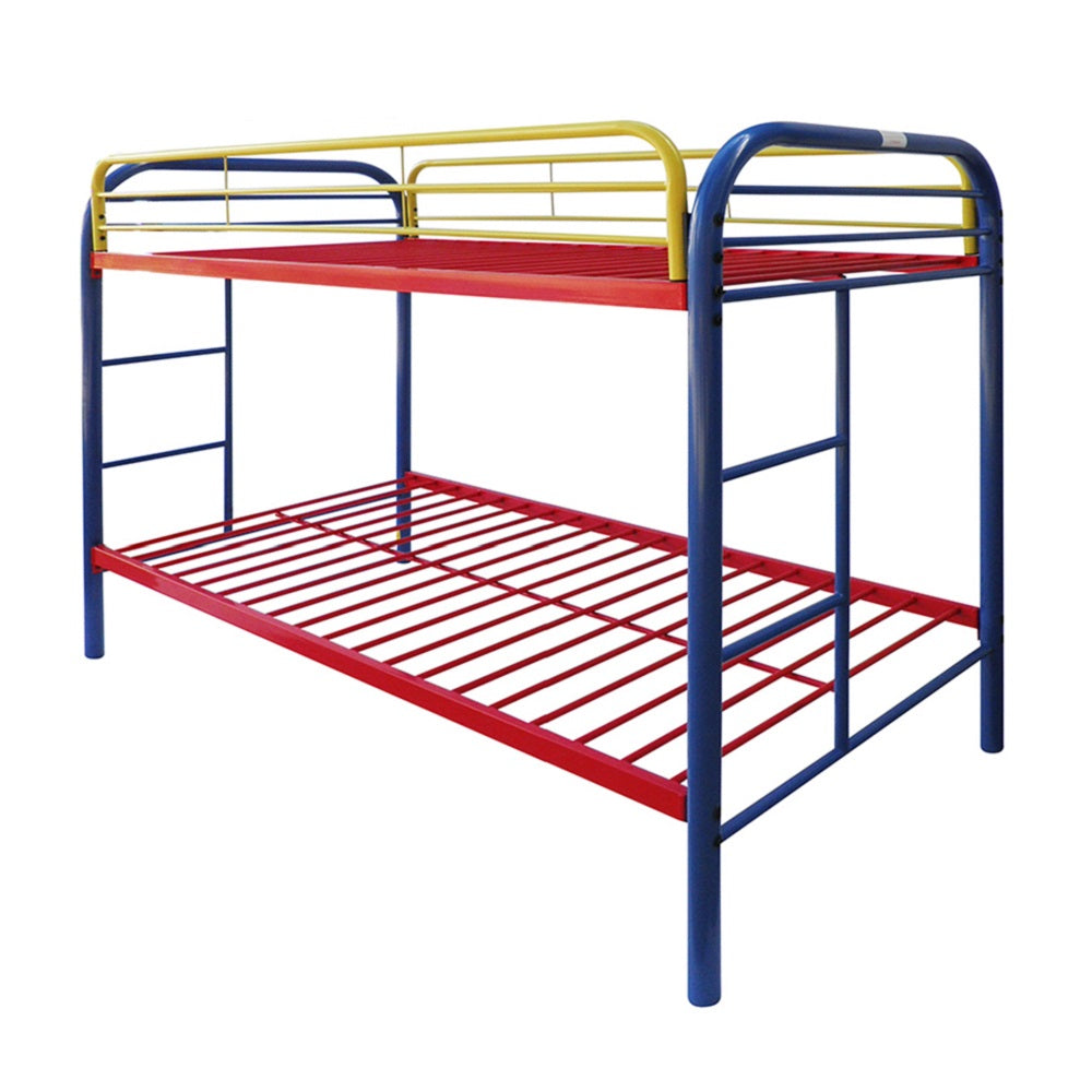 Acme - Thomas Twin/Twin Bunk Bed 02188RNB Rainbow Finish