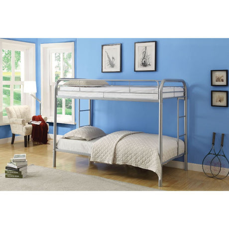 Acme - Thomas Twin/Twin Bunk Bed 02188SI Silver Finish