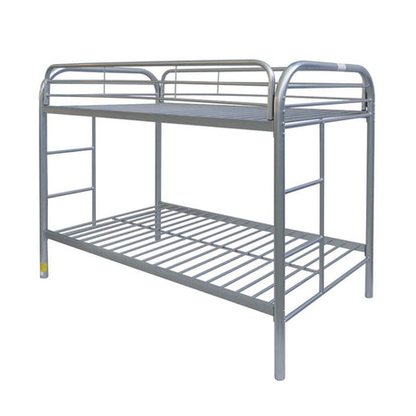 Acme - Thomas Twin/Twin Bunk Bed 02188SI Silver Finish