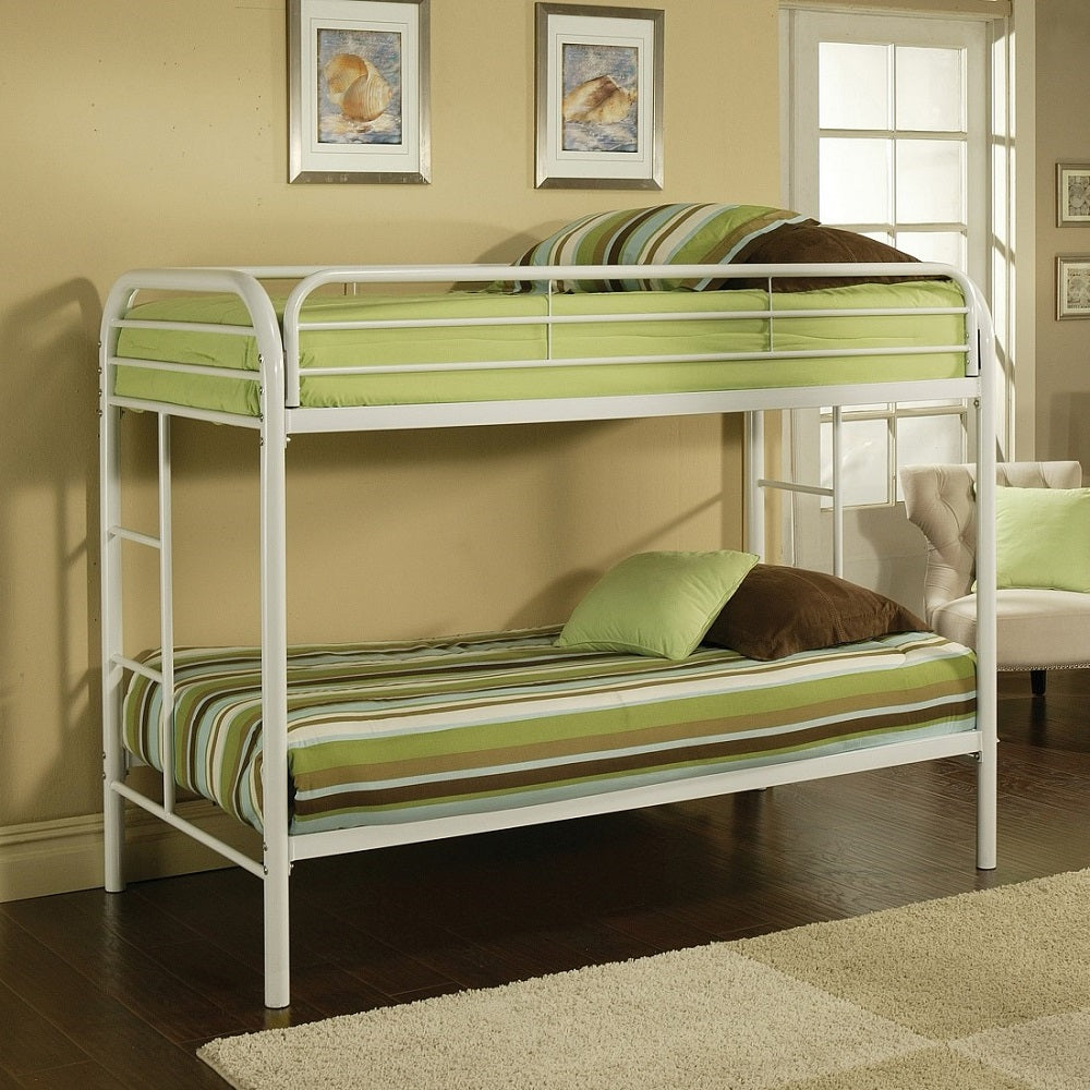 Acme - Thomas Twin/Twin Bunk Bed 02188WH White Finish