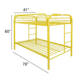 Acme - Thomas Twin/Twin Bunk Bed 02188YL Yellow Finish