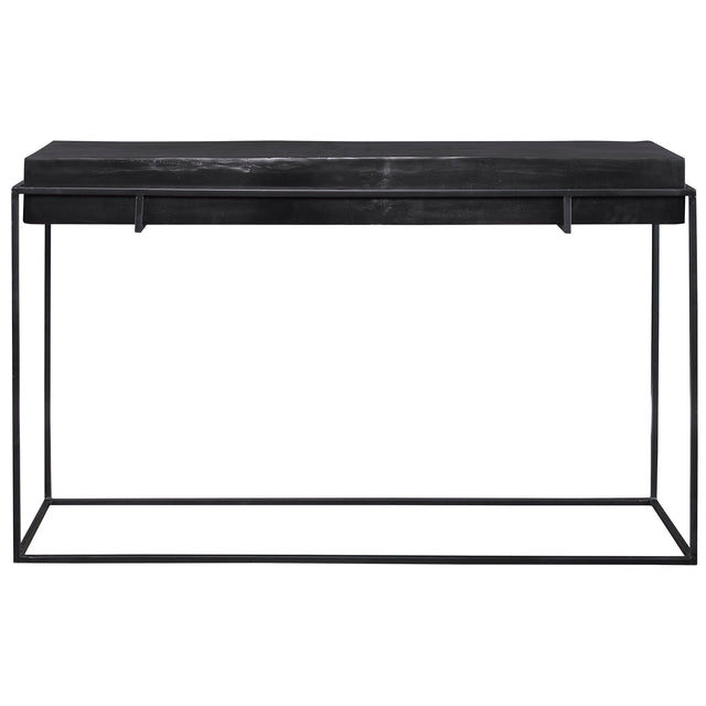 Telone Modern Console Table - Black by Uttermost - View 1