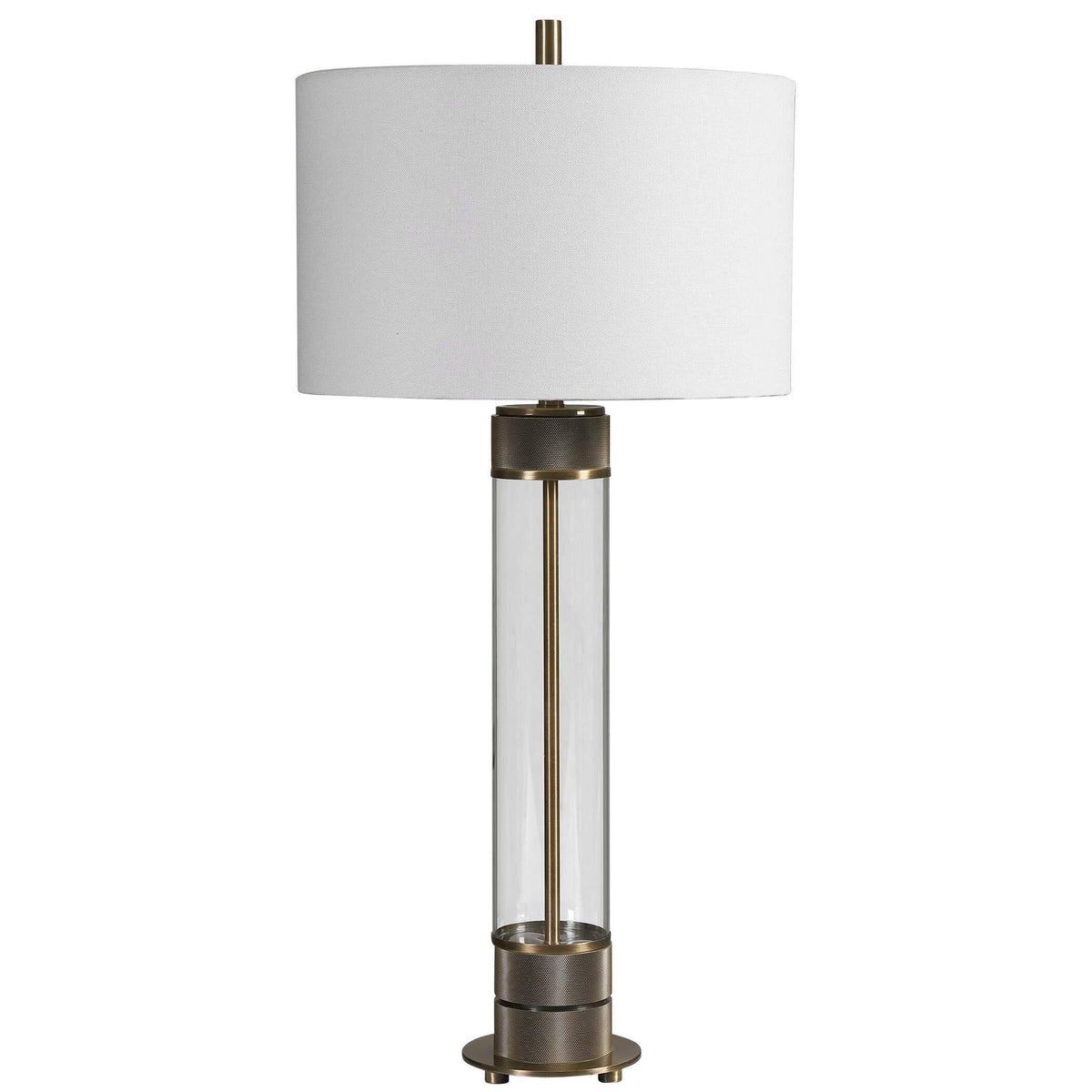 Anmer Industrial Table Lamp - Light Brown / White by Uttermost - View 4