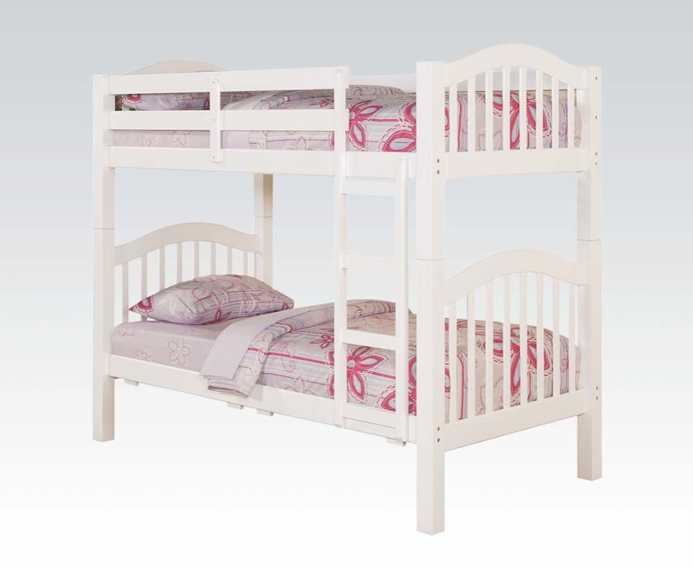 Acme - Heartland Twin/Twin Bunk Bed 2354 White Finish