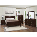 Bruno Cappuccino 5-piece Eastern King Bedroom Set
