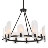 Ellipse 10 Light Chandelier - Bronze by Uttermost - View 8
