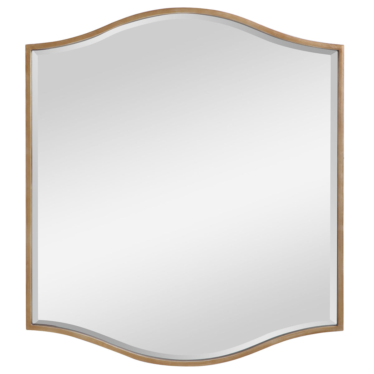 Cerise Mirror - Gold by Uttermost - View 1