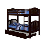 Acme - Heartland Twin/Twin Bunk Bed 2554 Espresso Finish