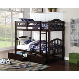 Acme - Heartland Twin/Twin Bunk Bed 2554 Espresso Finish