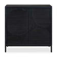 Beswick 2 Door Cabinet - Black by Uttermost - View 1