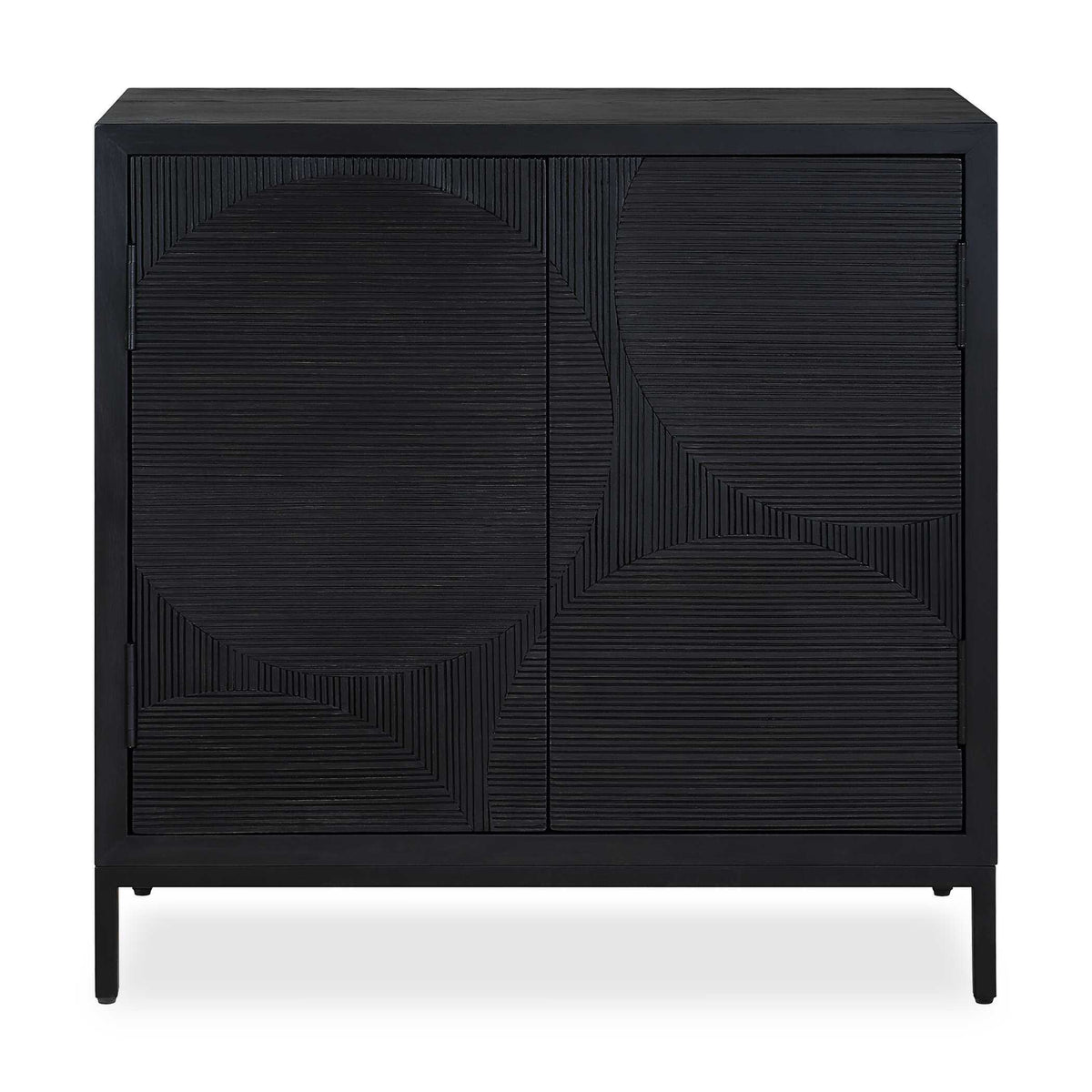 Beswick 2 Door Cabinet - Black by Uttermost - View 1