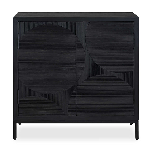 Beswick 2 Door Cabinet - Black by Uttermost - View 1