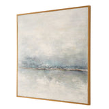 Foggy Morning Abstract Art - Light Brown by Uttermost - View 4
