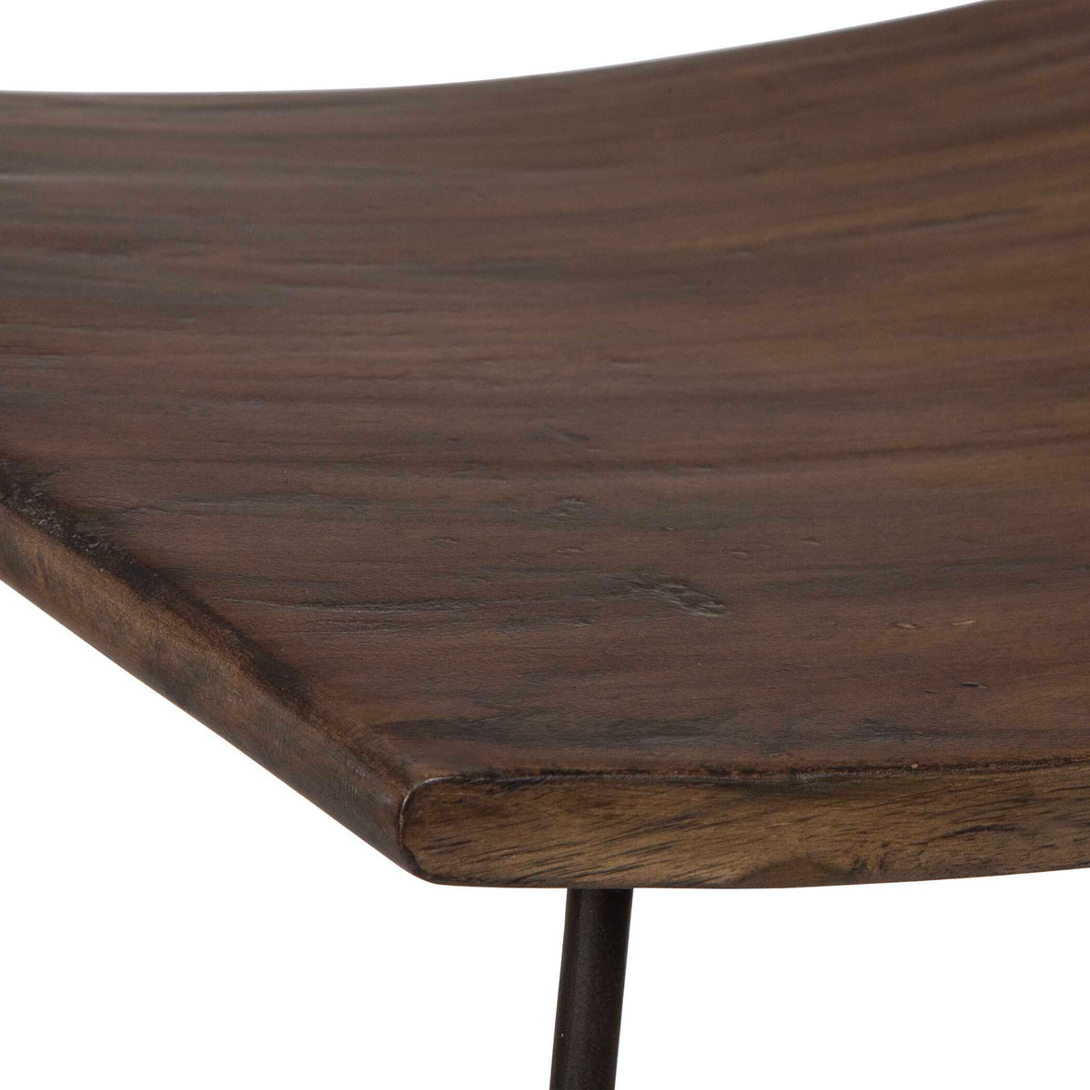 Thura Counter Stool Walnut - Dark Brown by Uttermost - View 5