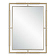 It's All Connected Rectangle Brass Mirror - Gold by Uttermost - View 1