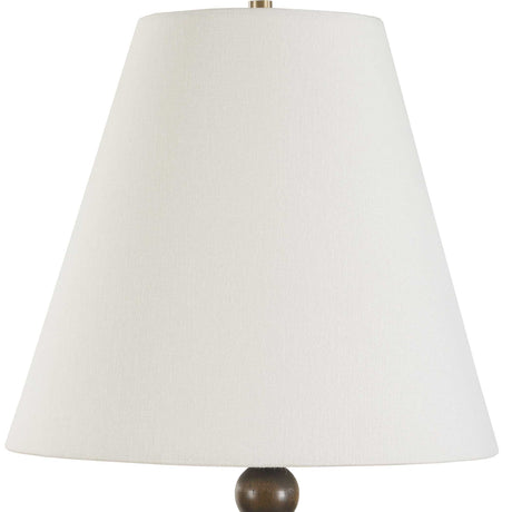 Gallus Wood Spheres Table Lamp Brown / Woodtone - Dark Brown / White by Uttermost - View 4