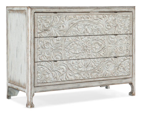 La Grange Lockhart Three-Drawer Accent Chest - White by Hooker Furniture - View 1