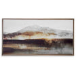 Splash Of Land Framed Canvas - Dark Gray by Uttermost - View 1