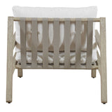 Strapped Outdoor Lounge Chair - Light Brown / Light Gray by Uttermost - View 9