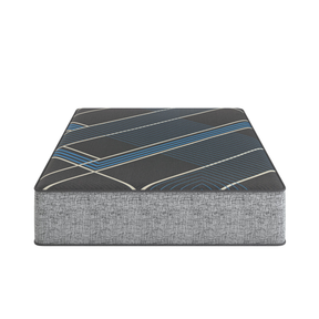 Restonic TempaGel 13' Plush Mattress King with Cooling Support in Grey and Blue Foam