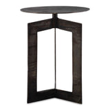 Deltoid Accent Table Gunmetal - Black by Uttermost - View 1