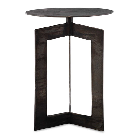 Deltoid Accent Table Gunmetal - Black by Uttermost - View 1