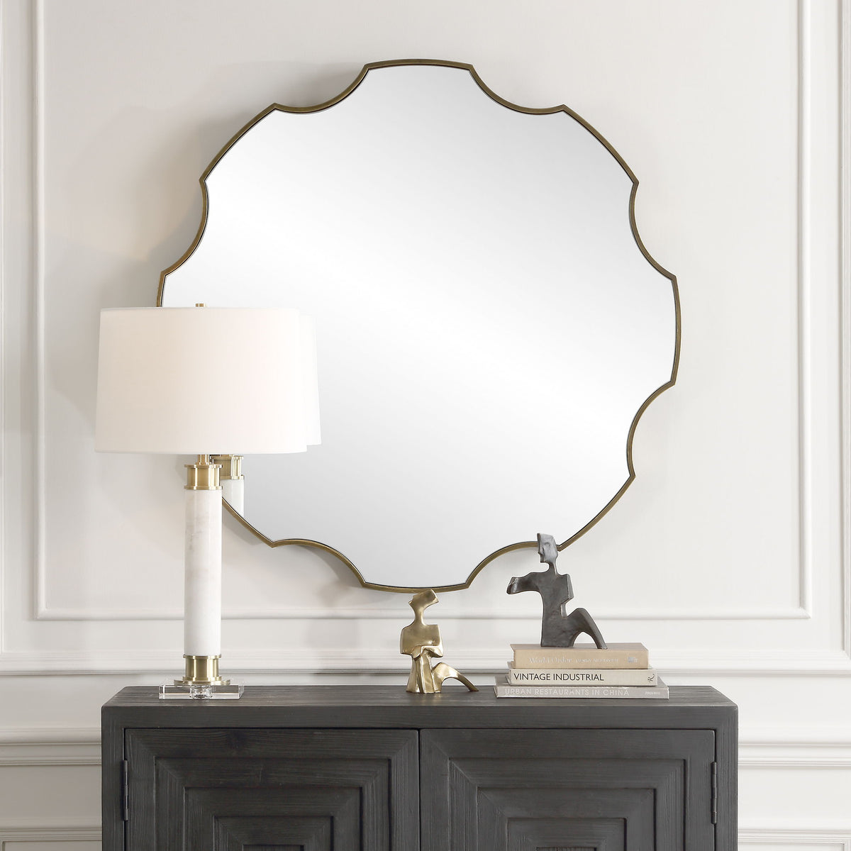 Gearing Up Bronze Mirror by Uttermost - View 2