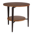 Loddon Side Table Oak - Dark Brown by Uttermost - View 1