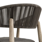 Dermott Outdoor Bar Stool - Light Brown / Dark Gray by Uttermost - View 8