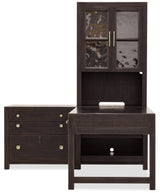 Driftwood Bookcase Hutch Burnt Timber - Dark Brown by Hooker Furniture - View 6