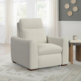 Ava Power Recliner With Power Headrest & Lumbar - Light Gray | Flexsteel