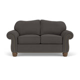 Bexley Leather Loveseat, Nailhead Trim | Flexsteel